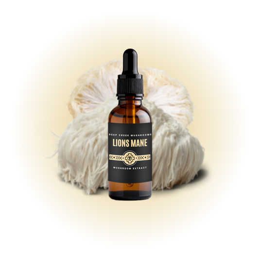Lions Mane Glycerite Extract (2oz) | Alcohol Free | Fruiting Body Mushroom
