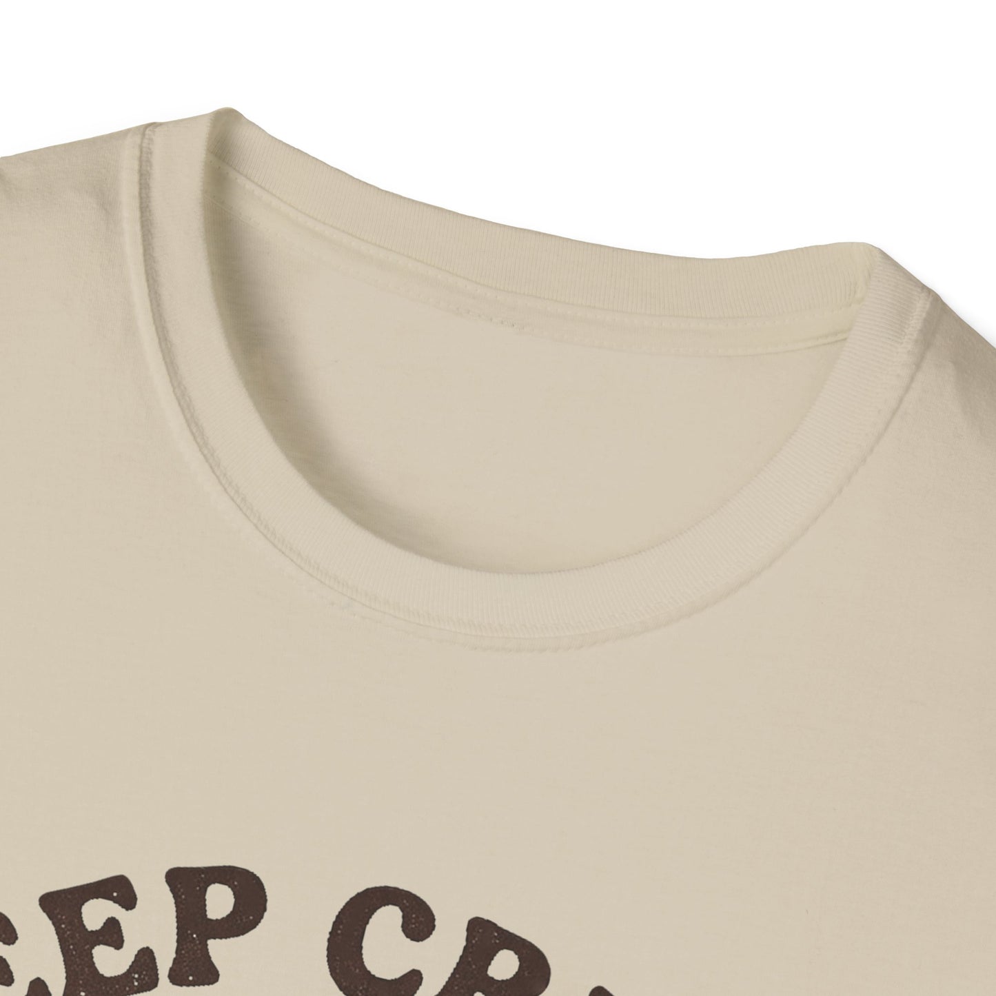 Deep Creek Mushrooms T-Shirt — Retro Mushroom Badge Tee