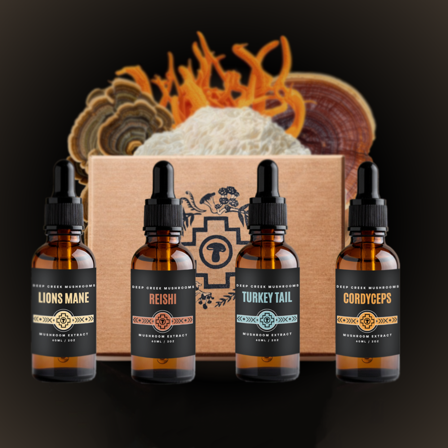 Holiday Mushroom Gift Box / Total Wellness Pack