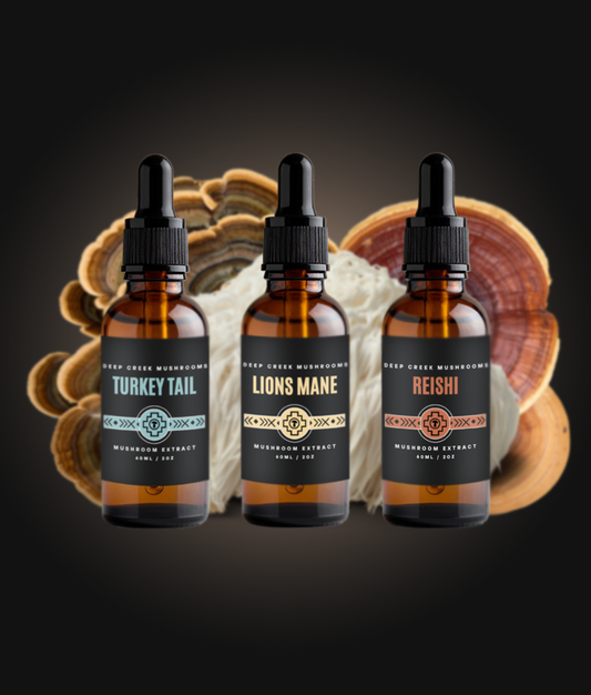 Vitality | 3-Pack | Double Extract  | Deep Creek Mushrooms